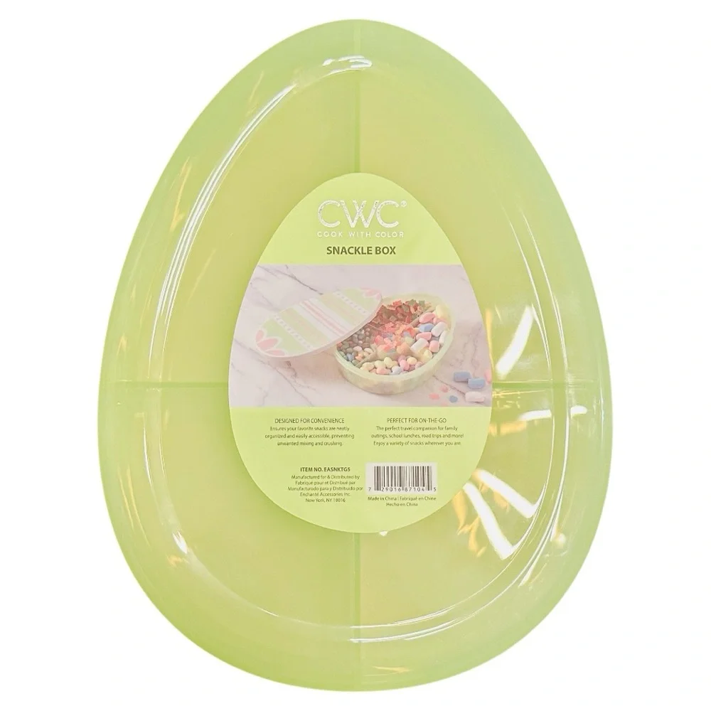 CWC Spring Easter Egg Snack Box Food Storage Container & Cookie Cutters Bundle - Picture 7 of 10